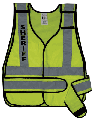 ANSI/ISEA 207-2006 3M Scotchlite break-away 360 degree Safety Vest, with customization options