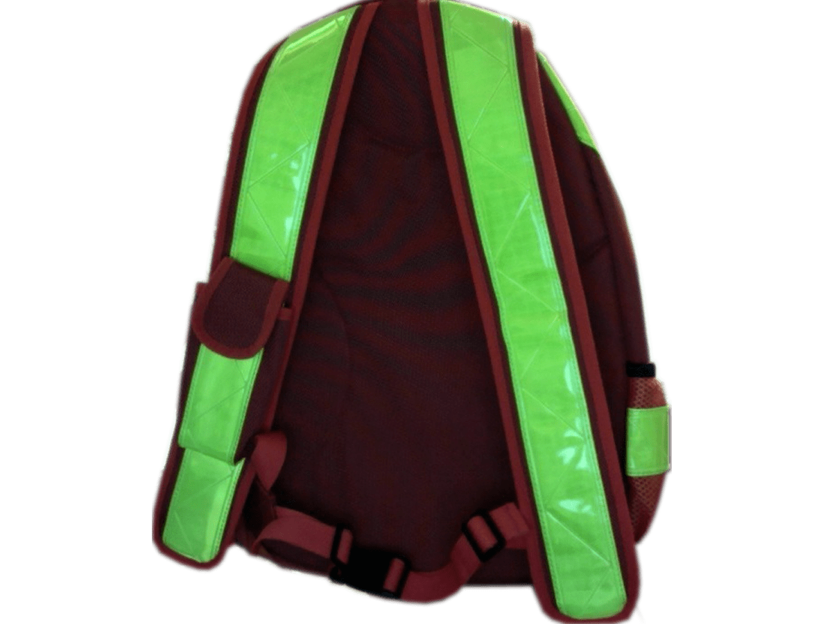 Super Conspicuity! Innovative Reflective Orange Backpack SafetyVest