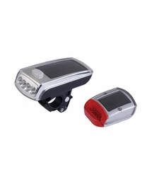 DISCONTINUED.  Solar-Powered 2 Mode Bike Light Combo