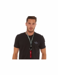 Flashing LED Safety Whistle with Reflective Necklace