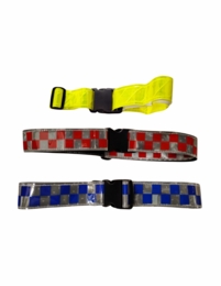 High Visibility Reflective Belt, Pull-through Buckle, Made