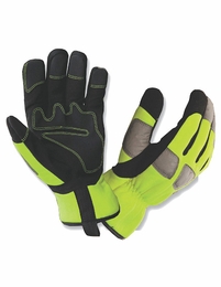 Hi Visual Worker's Glove with 3M Scotchlite Reflective Strips