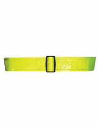 High Visibility Reflective Belt, Pull-through Buckle, Made in USA! (Choice of 3 Colors)