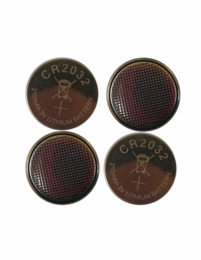 Lithium Cell Batteries 3V CR2032 - Pack of 4