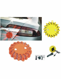 Magnetic  16 LED Road Flare & Multi Mode Car Distress Light