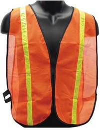  Mesh Safety Vest - High Gloss Reflective Strip