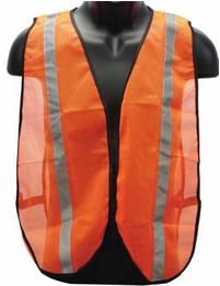  Mesh Safety Vest - Silver Tape
