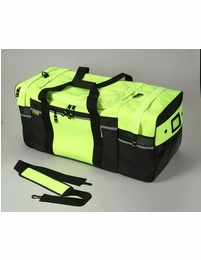 Neon Yellow Gear Bag  with Refective Strips