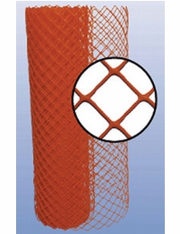 Orange Mesh 4' Safety Fence - 100' Roll