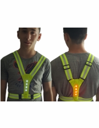 Reflective & LED Safety Suspenders - Fully Adjustable!