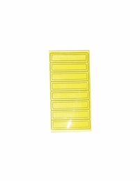 Reflective Stickers (pk 8). Your choice of color - Red, White, or Lime
