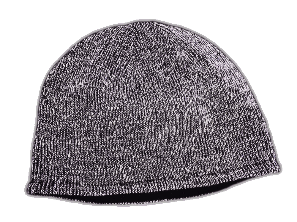 Warm & Highly Reflective Grey Winter Hat Outerwear