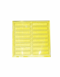 Retro-Reflective Stickers (pk 16) Your choice of Color - Red, White, or Lime