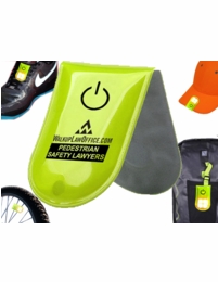 Safety LED/Reflective Magnet - 500 pc min.