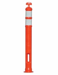 Scotchlite 3M 42" Reflective Delineator Post and Base