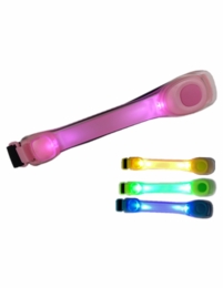 Silicone LED Arm/Leg band, Choice of 4 Cool Colors!