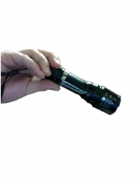 Small 10 WATT 1000 Lumen Rechargeable Telescopic Tactical Flashlight with Belt Clip