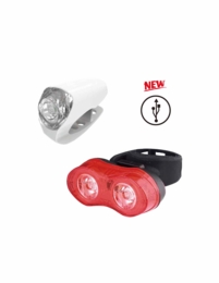 Super Bright USB Rechargeable LED Bike Light Combo