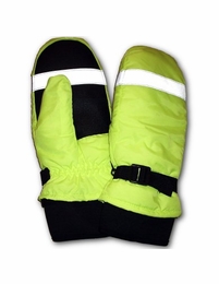 Super Duty High Visibility Traffic Mitten with 3M Scotchlite Reflective Strips