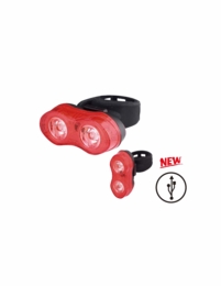 USB Rechargeable 2 LED Half Watt Tail light