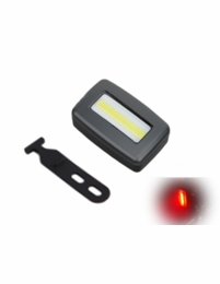 USB-rechargeable LED Bike Light, Triple Function, Multi-mode: White, Red, or White/Red