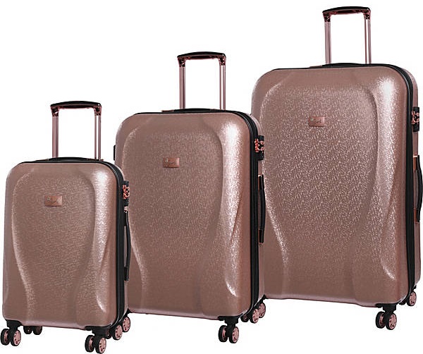 it Girl Sparkle Hardside 3Piece Luggage Set it Girl Luggage