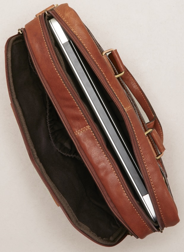 Cole DoubleGusset Leather Portfolio Cole Briefcases