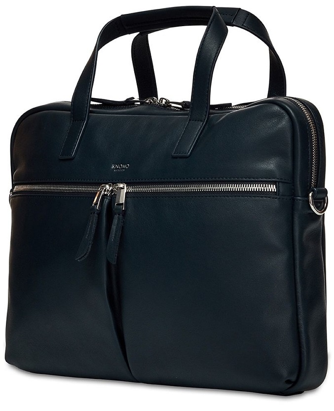 Knomo Hanover Leather Laptop Briefcase Knomo