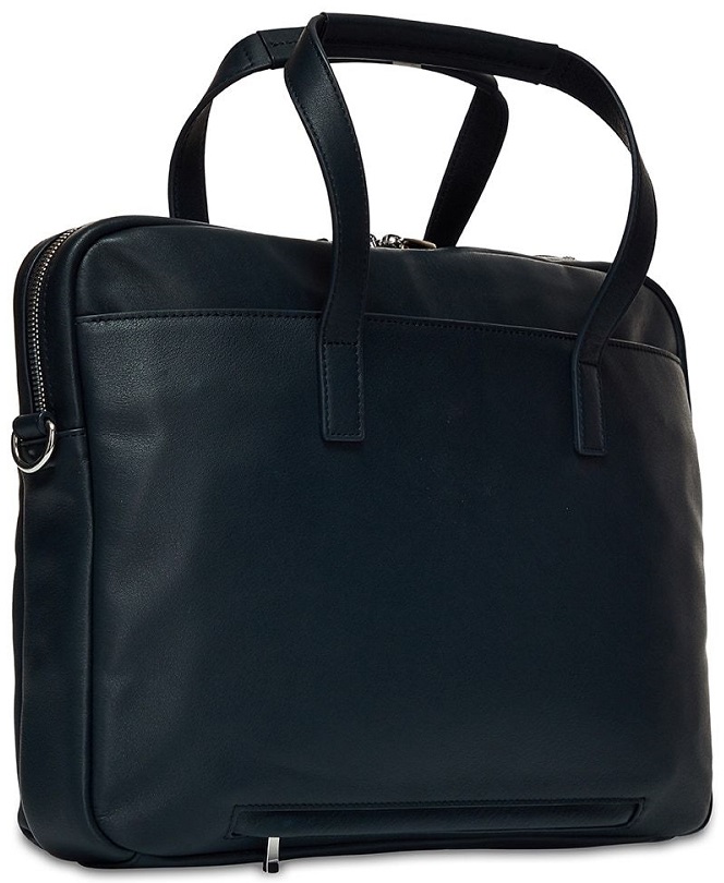 Knomo Hanover Leather Laptop Briefcase Knomo