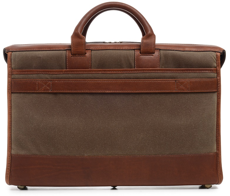 Korchmar Sawyer Waxed Canvas Laptop Briefcase Briefcases