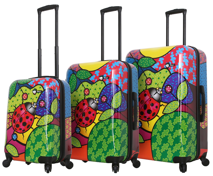 Mia Toro Allegra "Ladybug" 3Piece Luggage Set Mia Toro