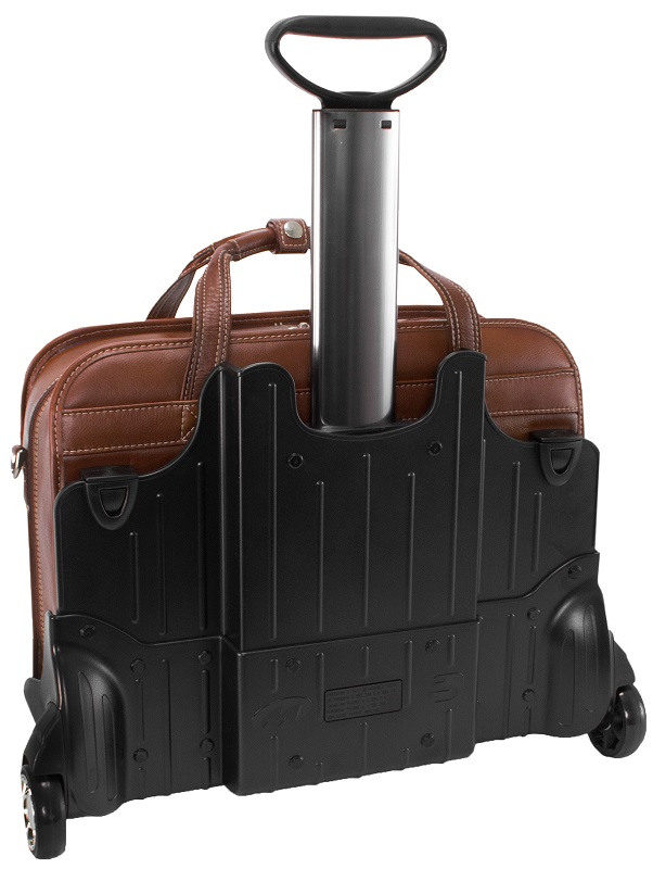 Siamod Carugetto Leather DetachableWheeled Laptop Briefcase Briefcases
