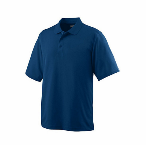 AUGUSTA MENS NAVY DRIFIT POLO WITH EMBROIDERED LOGO (FOR MATCH DAY)
