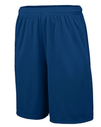 AUGUSTA NAVY  MENS DRIFIT SHORT W POCKETS PLAIN NO LOGO 
