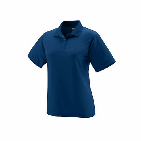 AUGUSTA WOMENS NAVY DRIFIT POLO W EMBROIDERED LOGO (FOR MATCH DAY)