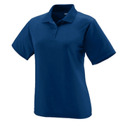 AUGUSTA WOMENS NAVY DRIFIT POLO W EMBROIDERED LOGO (FOR MATCH DAY)
