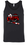 BELLA BLACK UNISEX SOFT COTTON TANK TOP WITH SCREENED LOGO