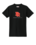 BLACK SHORT SLEEVE COMPRESSION SHIRT (TIGHT FIT) SCREENED W LOGO FRONT AND BACK