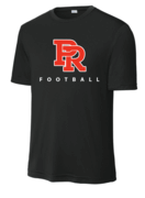 BLACK UNISEX DRIFIT SHORT SLEEVE SHIRT (LOOSE FIT) W SCREENED LOGO FRONT AND BACK