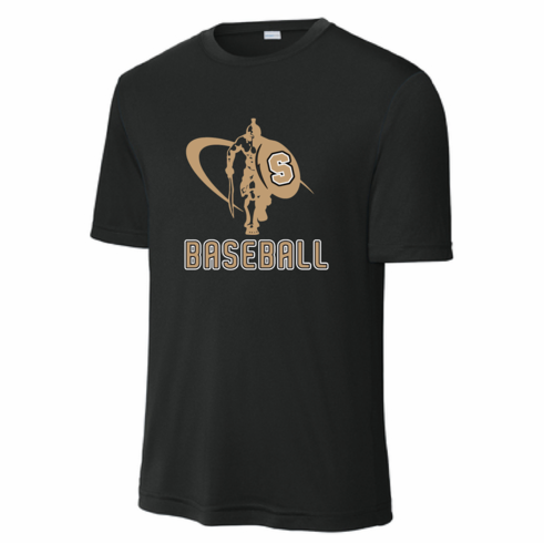 BLACK UNISEX DRIFIT SHIRT W SCREENED LOGO