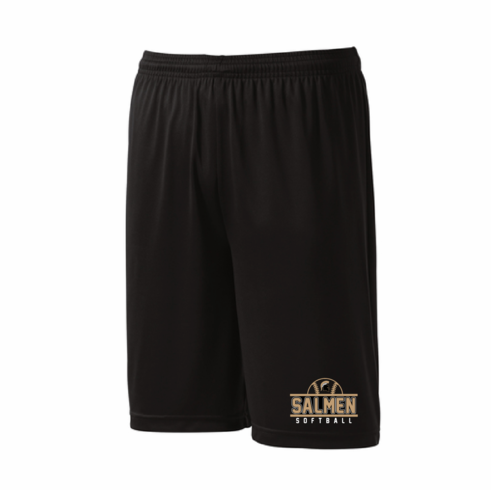 BLACK UNISEX DRIFIT SHORT W SCREENED LOGO
