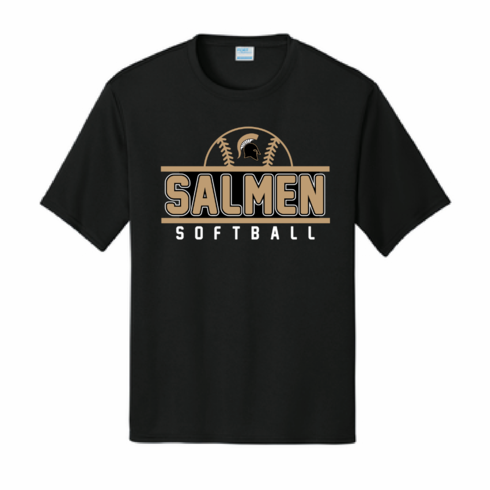 BLACK UNISEX SHORT SLEEVE DRIFT SHIRT W SCREENED LOGO