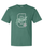 COMFORT COLORS UNISEX GREEN TSHIRT W 2 COLOR SCREENED S LOGO