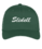 DARK GREEN FLEX FIT FITTED HAT WITH EMBROIDERED SLIDELL LOGO