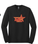 GILDAN BLACK COTTON LONG SLEEVE SHIRT W SCREENED LOGO