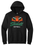 GILDAN BLACK HOODIE WITH MULTICOLOR TIGER EYE LOGO