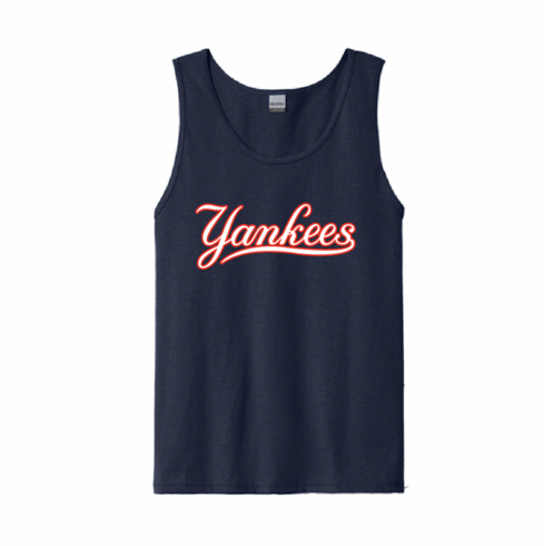 GILDAN COTTON UNISEX TANK WITH SCREENED LOGO