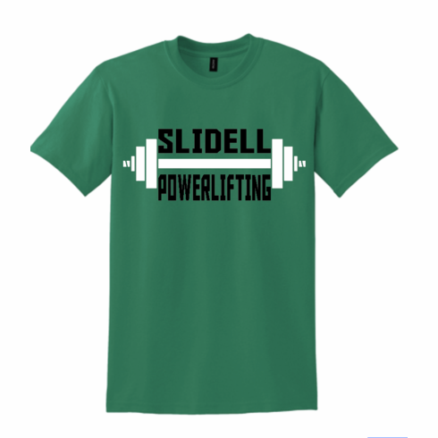 GILDAN KELLY GREEN UNISEX COTTON TSHIRT W SCREENED LOGO