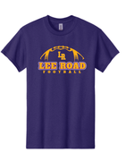 GILDAN PURPLE COTTON TSHIRT W SCREENED LOGO