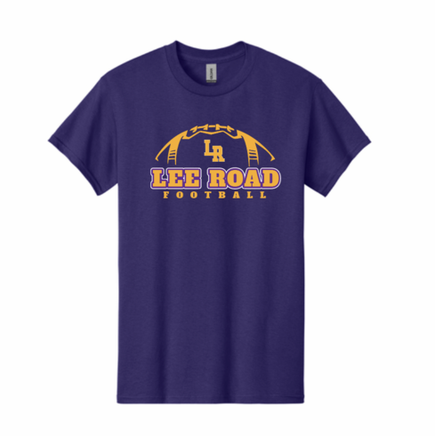 GILDAN PURPLE COTTON TSHIRT W SCREENED LOGO